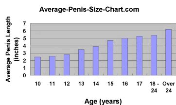 average penis size for teens